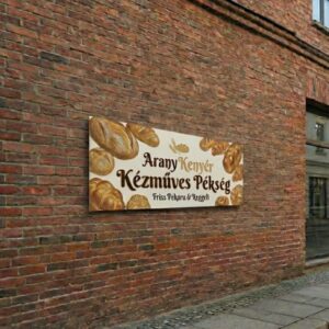 aranykenyer reklamtabla pekseg