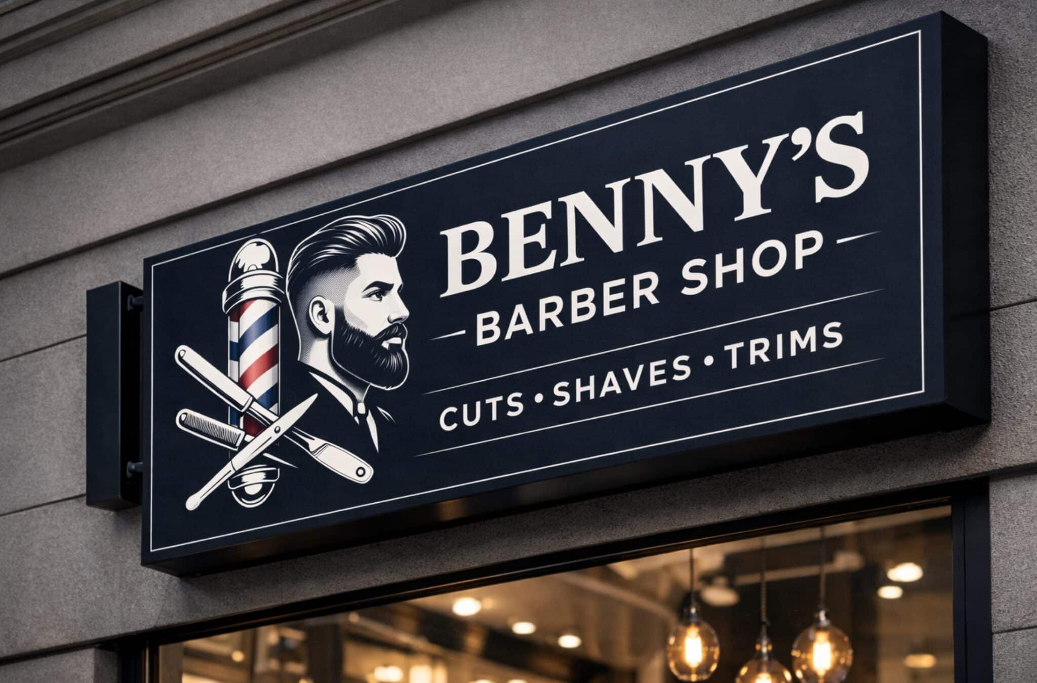 barber shop reklamtabla elegans sotetkek barber shop reklamtabla elegans sotetkek