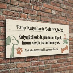 kutyabarat kavezo reklamtabla foto