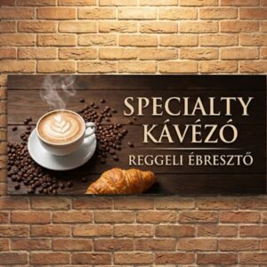 specialty kavezo reklamtabla foto