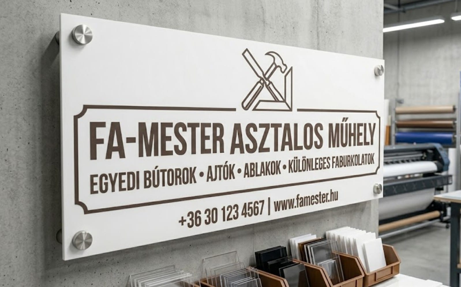 fa mester asztalos muhely reklamtabla fa mester asztalos muhely reklamtabla
