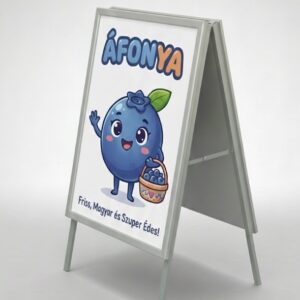 megallito tabla A2 meretben nyomattal