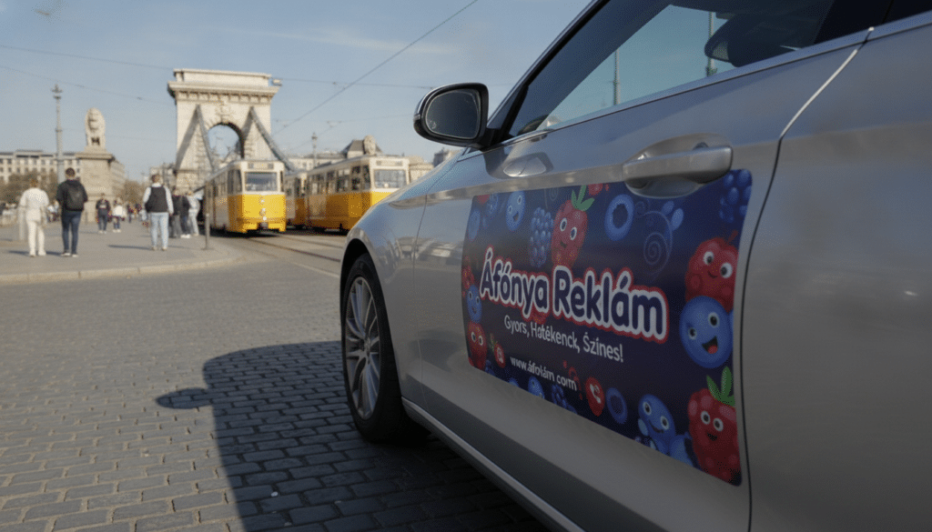 Egyedi autómágnes méretre és grafikával
